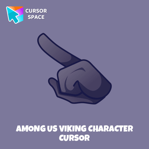 Among Us Viking Character cursor